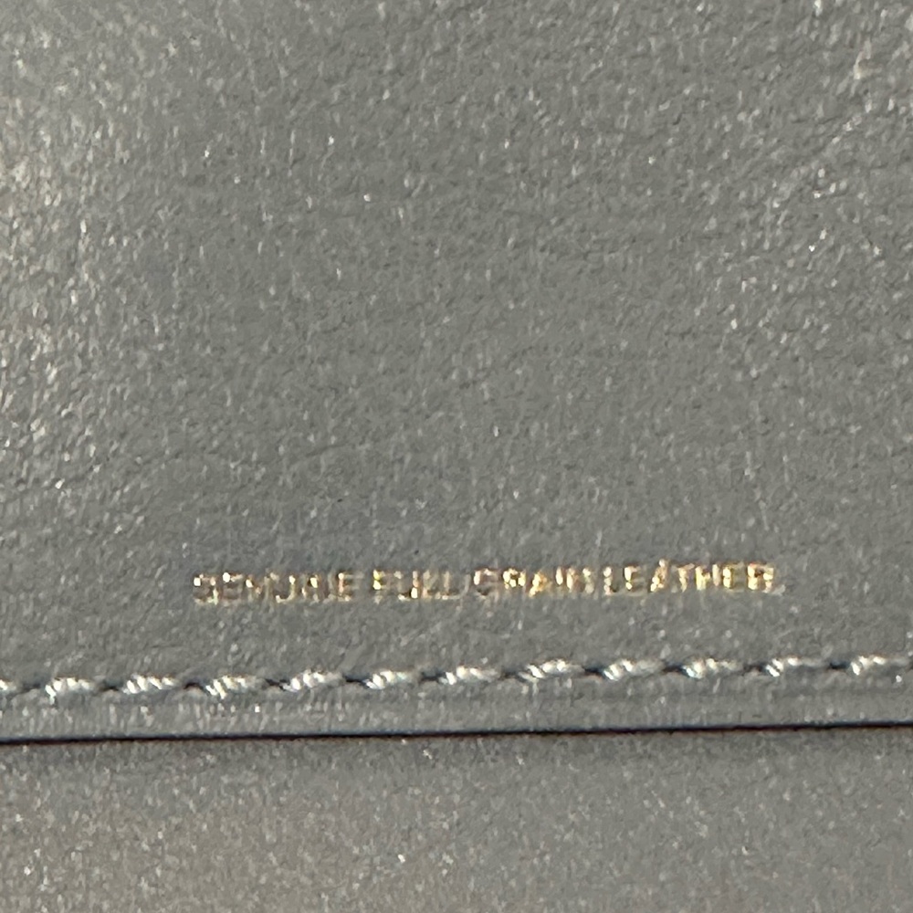 NWOT Coach Dusty Blue Leather Tote - Picture 4 of 12